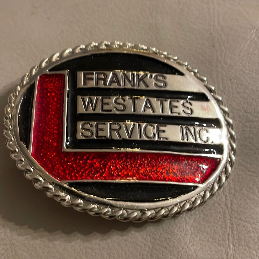 OILFIELD Belt Buckle Franks Westates Esrvice INC